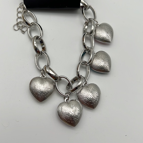 Candy Heart Charmer -Multi Color Hearts Charm Bracelet / Anklet - Picture 3 of 5